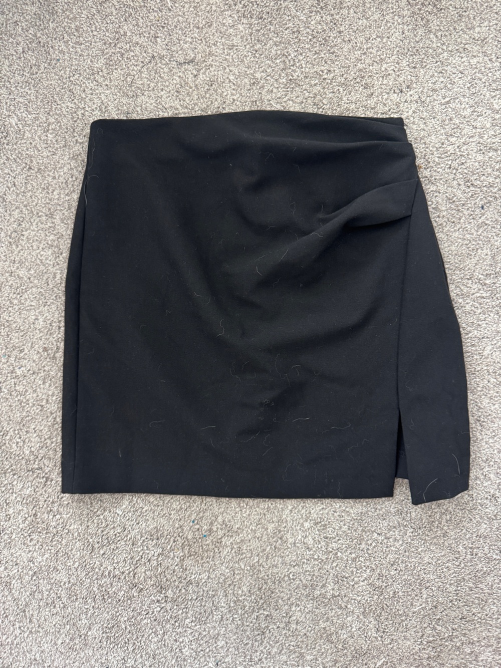 MNG by Mango Black Mini Skirt | Size Small - Picture 3 of 4